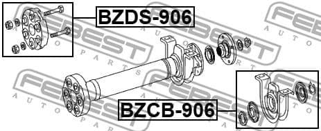 Joint, propshaft BZDS-906 - image 2