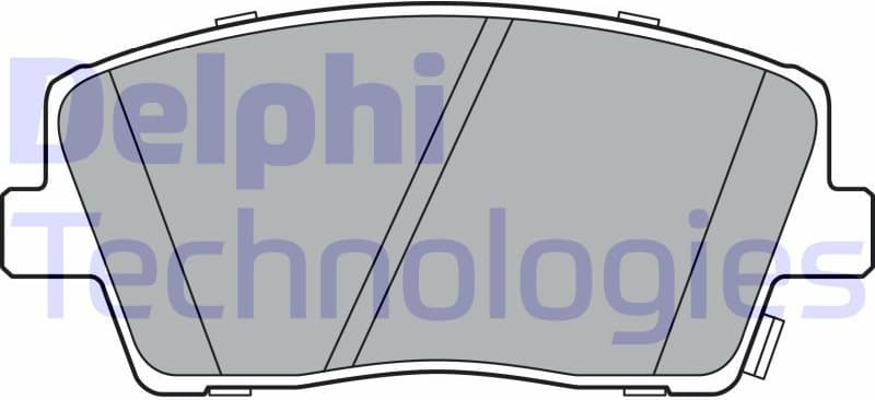 Brake Pad Set, disc brake LP3390