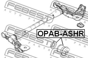 Bushing, axle beam OPAB-ASHR - image 2