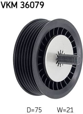 Deflection/Guide Pulley, V-ribbed belt VKM 36079 - image 2