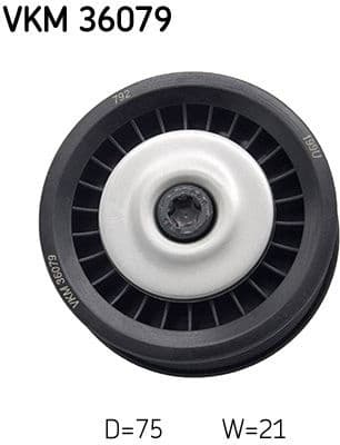 Deflection/Guide Pulley, V-ribbed belt VKM 36079 - image 3