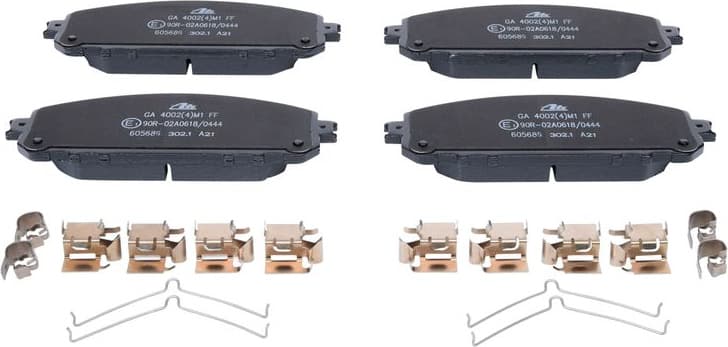 Brake Pad Set, disc brake 13.0460-5689.2