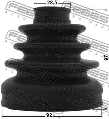Bellow Kit, drive shaft 0215-R51R37 - image 2