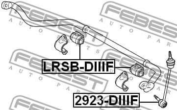 Link/Coupling Rod, stabiliser bar 2923-DIIIF - image 2