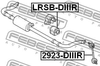 Link/Coupling Rod, stabiliser bar 2923-DIIIR - image 2