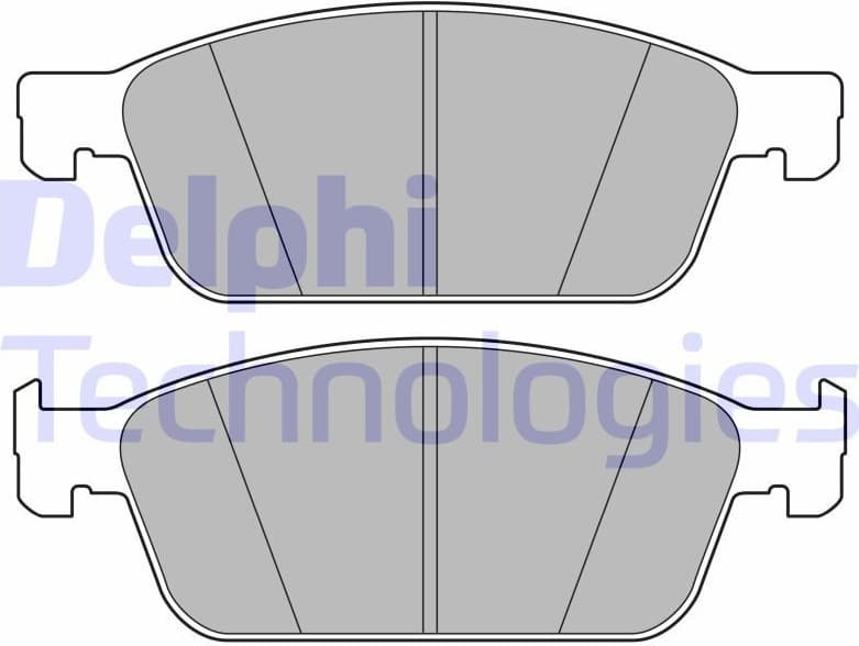 Brake Pad Set, disc brake LP3666