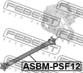 Propshaft, axle drive ASBM-PSF12 - image 2