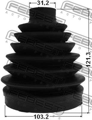 Bellow, drive shaft 1617P-164 - image 2
