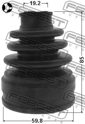 Bellow, drive shaft 0415-CWRT - image 2