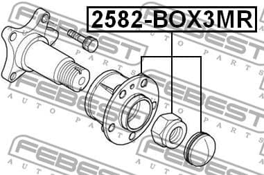 Wheel Hub 2582-BOX3MR