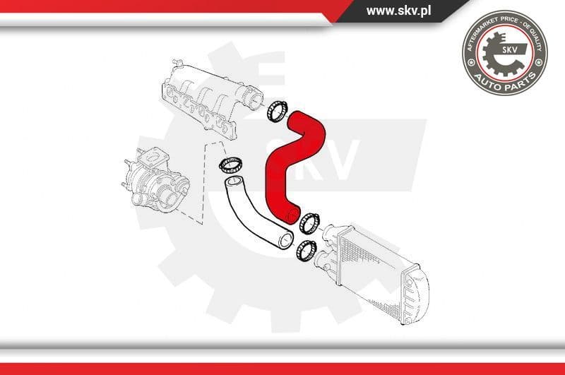 Charge Air Hose 43SKV132 - image 4