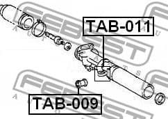 Mounting, steering gear TAB-011 - image 2