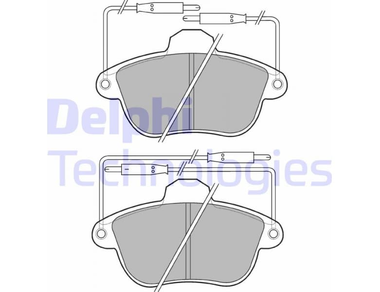Brake Pad Set, disc brake LP741