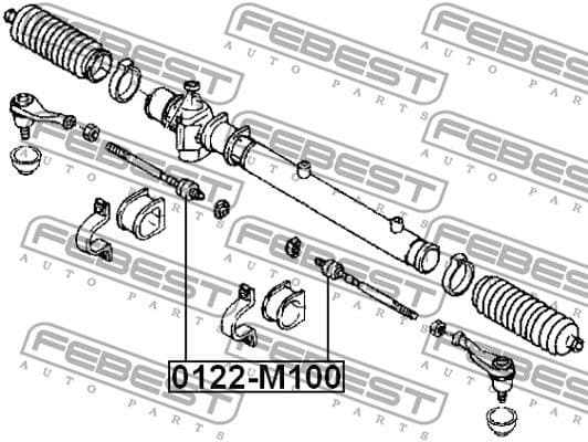Inner Tie Rod 0122-M100 - image 2
