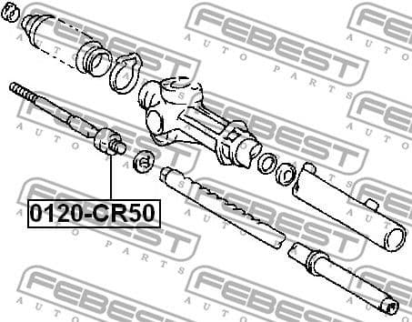 Inner Tie Rod 0122-CR50 - image 2