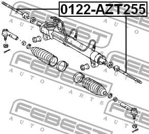 Inner Tie Rod 0122-AZT255 - image 2