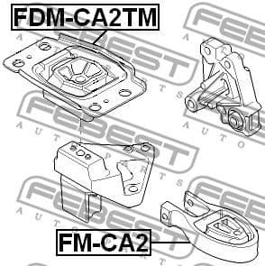 Mounting, engine FDM-CA2TM - image 2