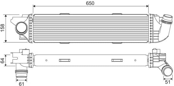 Charge Air Cooler 818299