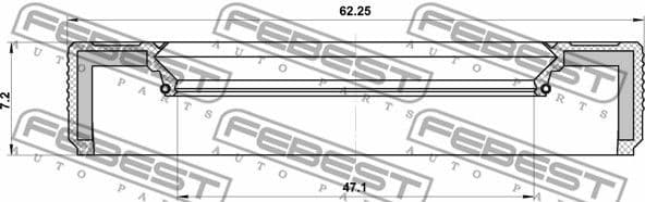 Shaft Seal, drive shaft 95LBY-49620709X - image 2