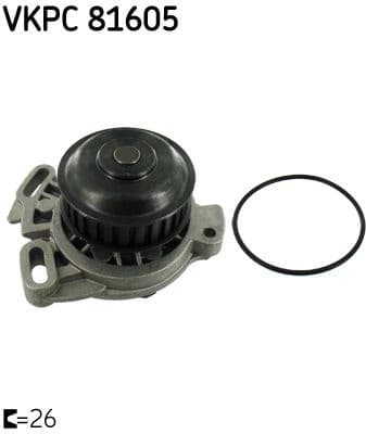 Water Pump, engine cooling VKPC 81605 - image 2