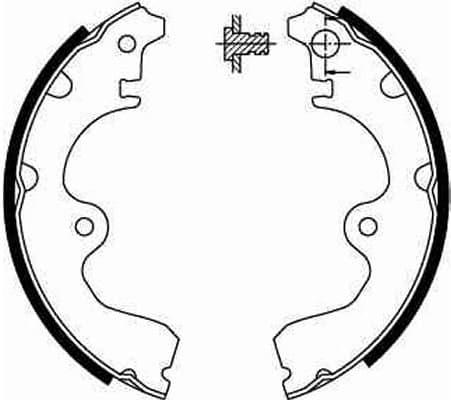 Brake Shoe Set GS8554 - image 3