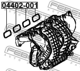 Gasket, intake manifold 04402-001 - image 2
