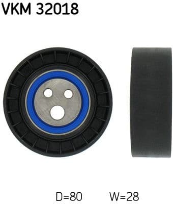 Deflection/Guide Pulley, V-ribbed belt VKM 32018 - image 2