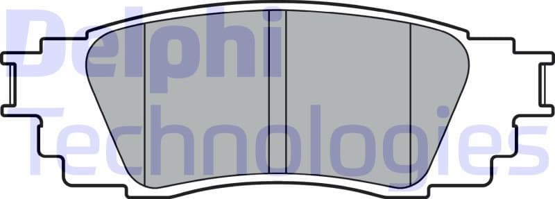 Brake Pad Set, disc brake LP3379