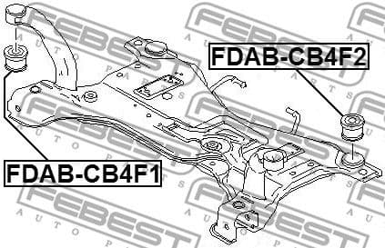 Bushing, axle beam FDAB-CB4F2 - image 2