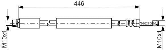 Brake Hose 1 987 481 777 - image 4