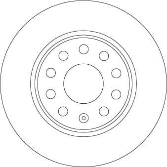 Brake discs kit rear, (2pcs), Top Quality DF6952 - image 2