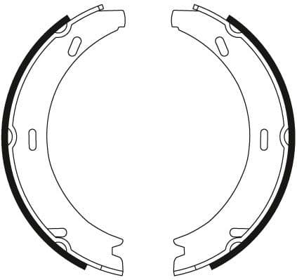 Brake Shoe Set, parking brake GS8595 - image 4