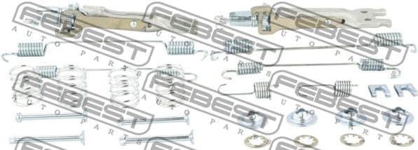 Accessory Kit, parking brake shoes 0204-G15RAR-KIT