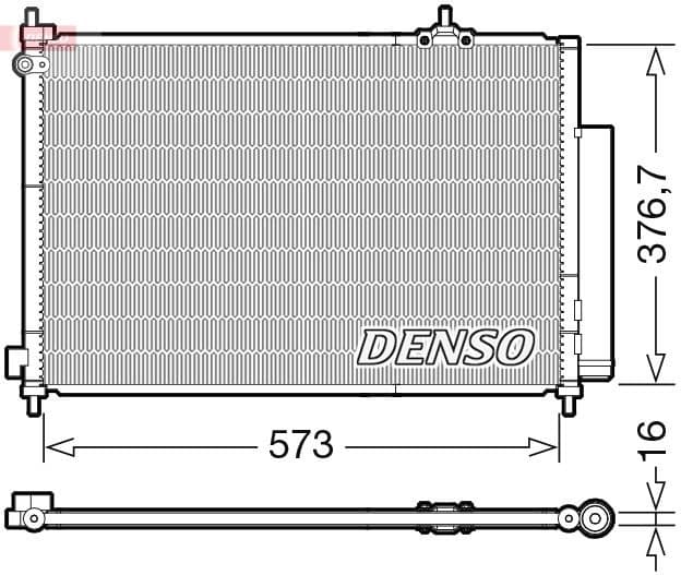 Condenser, air conditioning DCN40031