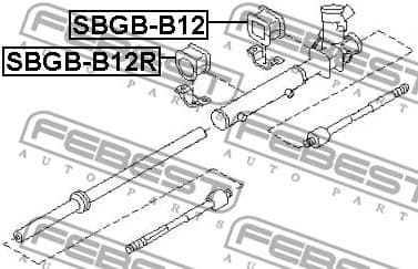 Mounting, steering gear SBGB-B12R - image 2