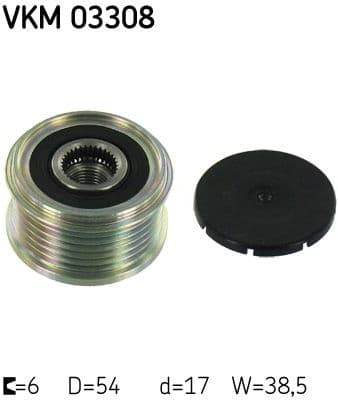 Alternator Freewheel Clutch VKM03308 - image 2