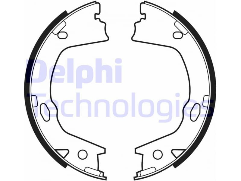Brake Shoe Set, parking brake LS2153