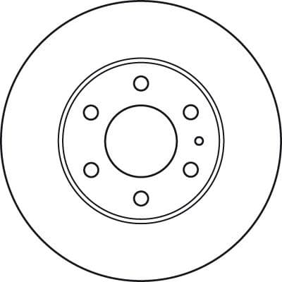 Brake Disc TRW SINGLE DF4987S - image 4