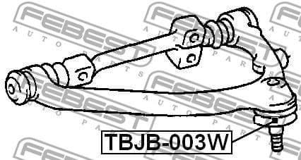 Bellow, ball joint TBJB-003W - image 2