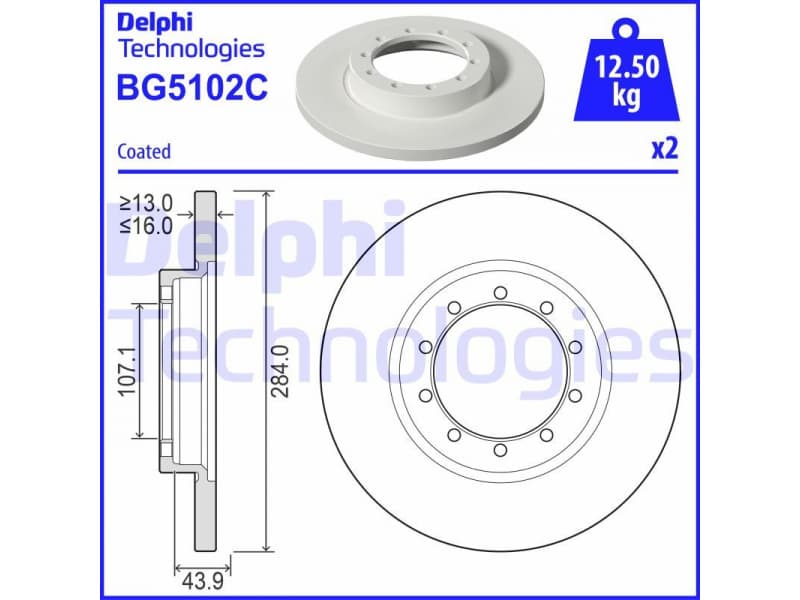 Brake Disc BG5102C