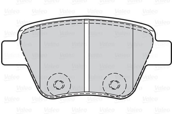 Brake Pad Set, disc brake ESSENTIAL 302134 - image 2