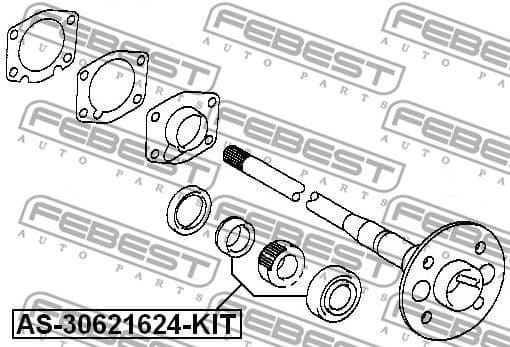 Bearing, drive shaft AS-30621624-KIT - image 2