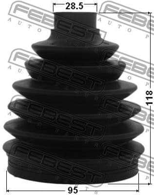 Bellow, drive shaft 1217-CM - image 2