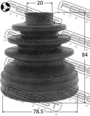Bellow, drive shaft 2115-TC7T - image 2
