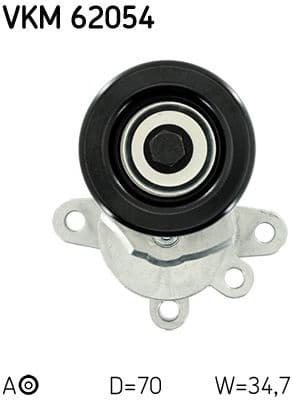 Belt Tensioner, V-ribbed belt VKM 62054 - image 3
