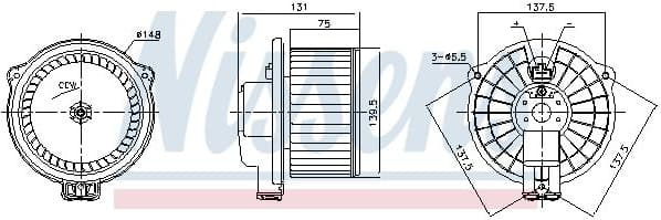 Interior Blower 87717