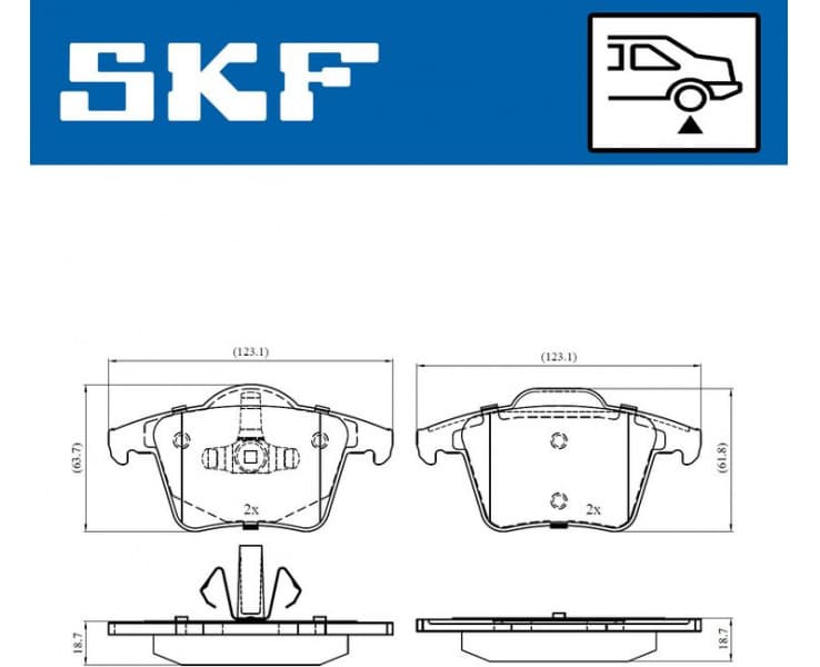 Brake Pad Set, disc brake VKBP90392