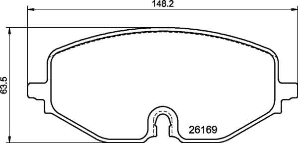 Brake Pad Set, disc brake XTRA LINE P85182X