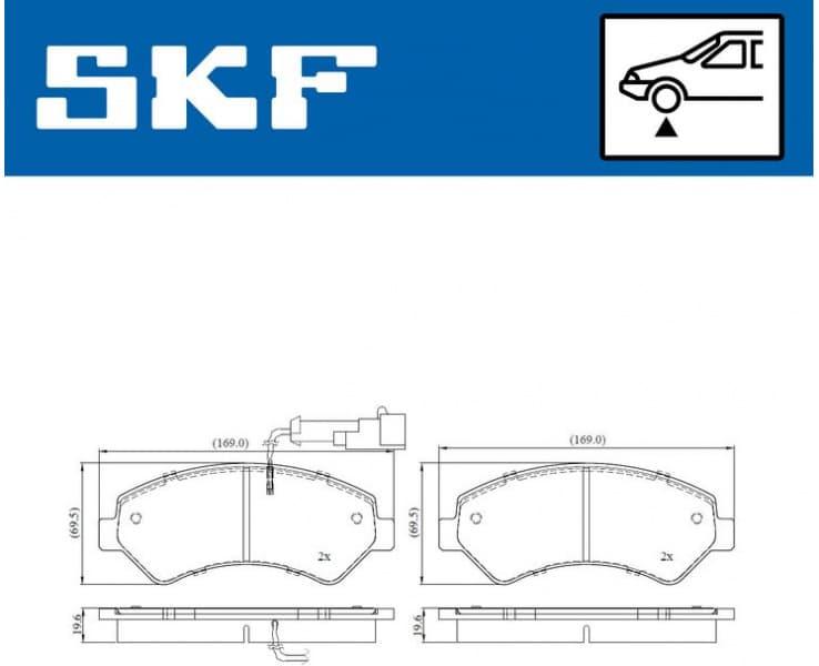Brake pads front VKBP 80137 E