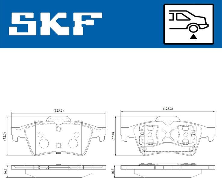 Brake Pad Set, disc brake VKBP90178